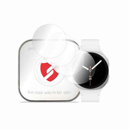 Smart Protection Premium Classic Beschermfolie voor Samsung Galaxy Watch8 40mm, Set van 4 stuks, Plastic