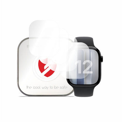 Smart Protection Premium Classic Beschermfolie voor Apple Watch Series 12 46mm, Set van 4 stuks, Plastic