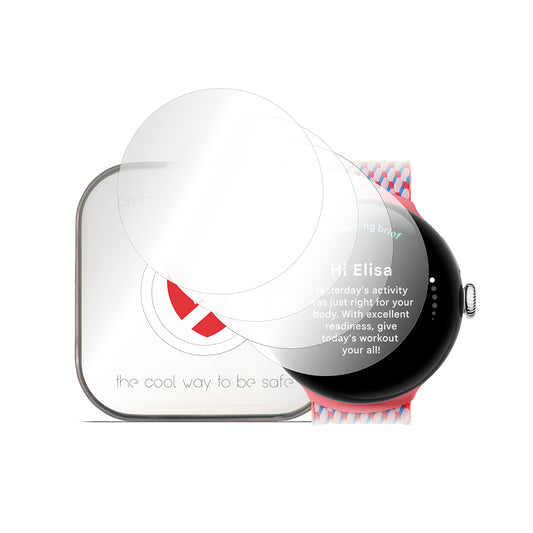 Smart Protection Premium Classic beschermfolie voor Google Pixel Watch 3 41mm, set van 4 stuks, plastic