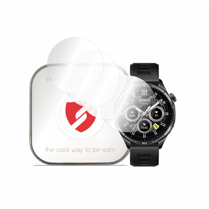 Smart Protection Premium Classic Beschermfolie voor Honor Watch 6, Plastic, Set van 4 stuks