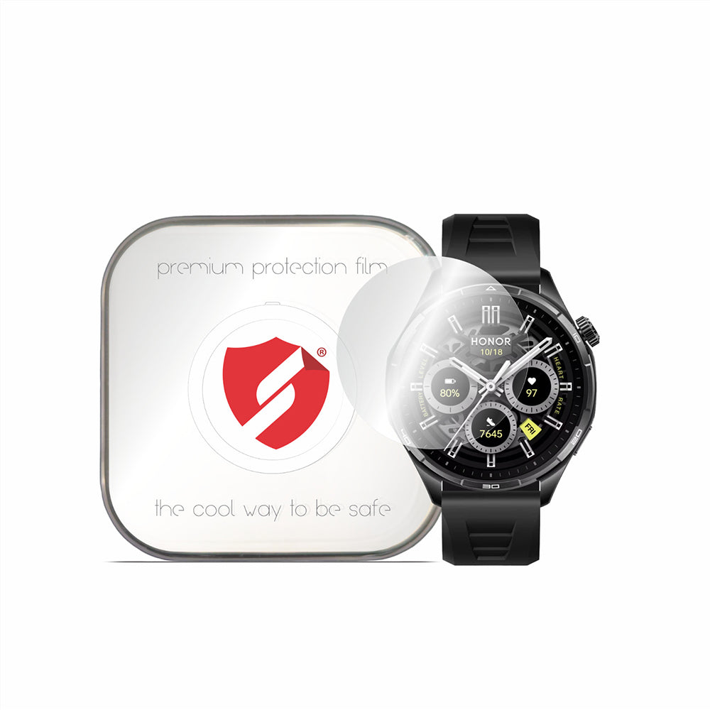 Smart Protection Premium Classic Beschermfolie voor Honor Watch 6, Plastic, Set van 4 stuks