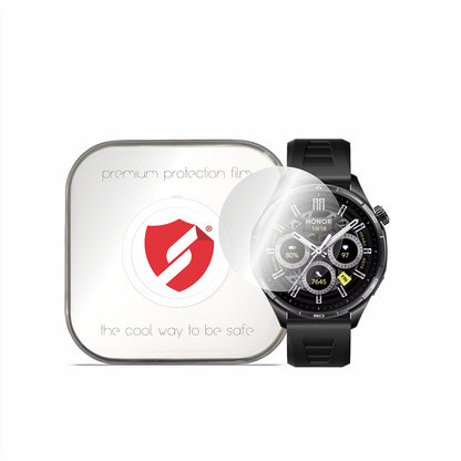 Smart Protection Premium Classic Beschermfolie voor Honor Watch 6, Plastic, Set van 4 stuks