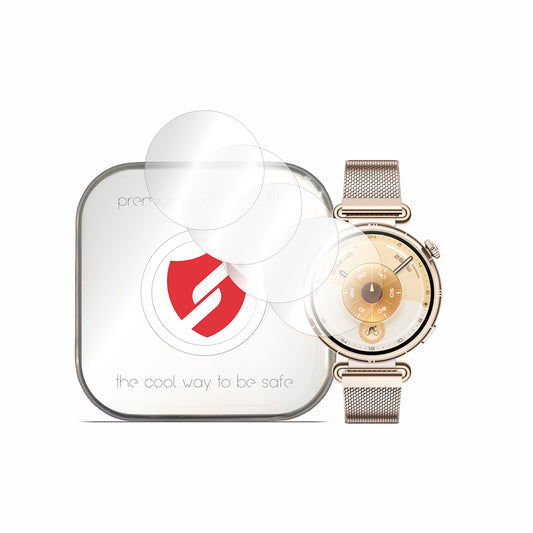 Smart Protection Premium Classic Beschermfolie voor Huawei Watch GT 6 41mm, Set van 4 stuks, Plastic