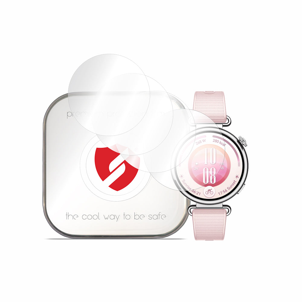 Smart Protection Premium Classic beschermfolie voor Huawei Watch GT 7 41 mm, kunststof, set van 4 stuks