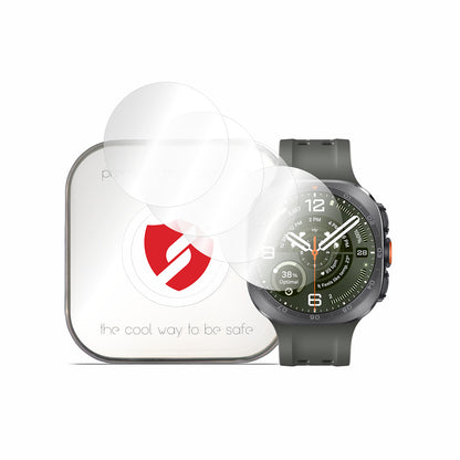 Smart Protection Premium Classic Beschermfolie voor Samsung Galaxy Watch Ultra2, Plastic, Set van 4 stuks