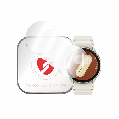 Smart Protection Premium Classic Beschermfolie voor Samsung Galaxy Watch7 40mm, Set van 4 stuks, Plastic