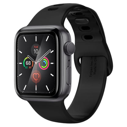Spigen ProFlex EZ FIT Beschermfolie voor Apple Watch 44mm Series, Set van 2 Stuks, Flexibel Glas, Zwart