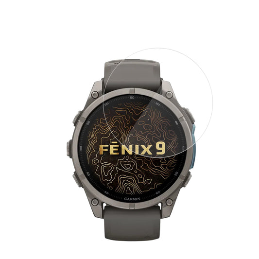 Techsuit Nano Flex Beschermfolie voor Garmin Fenix 9 Pro 51mm / Fenix 9 51mm, Set van 2 stuks, Plastic, Zwart