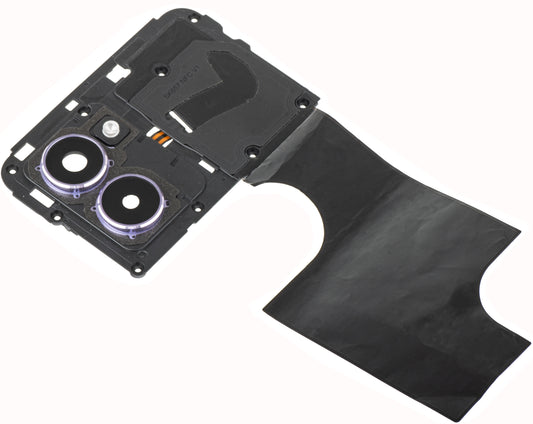 Achtercamera Glas - Flits - Binnenframe - NFC Antenne HMD Pulse Pro, met Frame, Paars (Twilight Purple), Service Pack 286954416