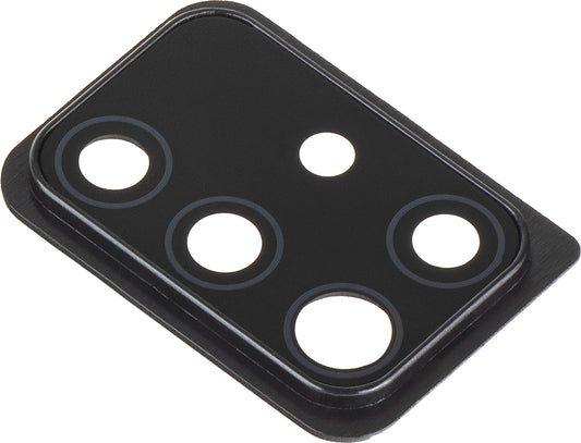 Achtercamera Glas Samsung Galaxy A51 A515, met Frame, Zwart