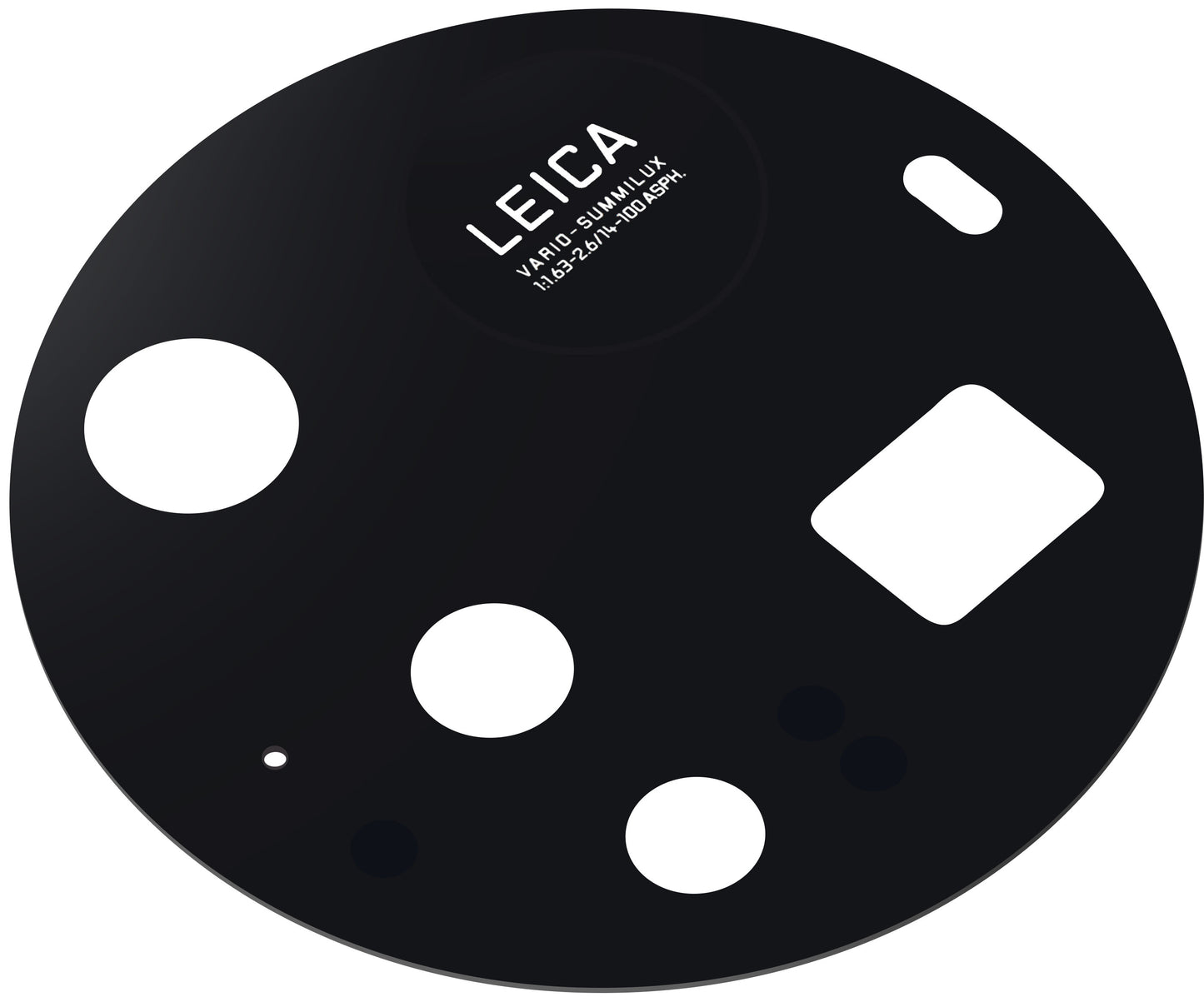 Achtercamera-glas Xiaomi 15 Ultra, Zwart