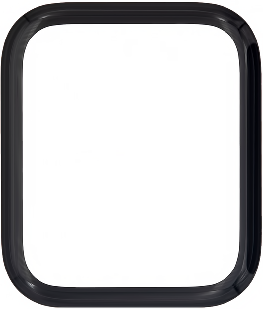 Apple Watch Scherm Glas Apple Watch Series SE (2022) 44mm / SE (2020) 44mm / 6 44mm, Zwart