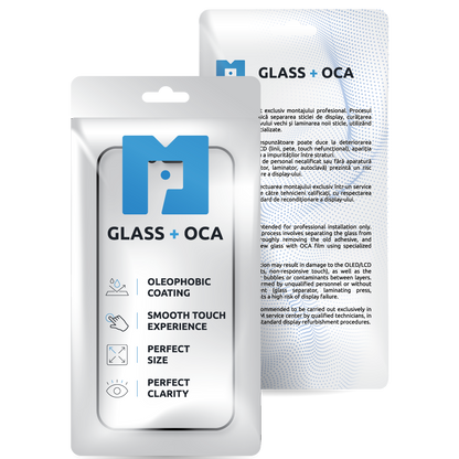 Screen Glass + OCA MP compatible with Apple iPhone XR, Black