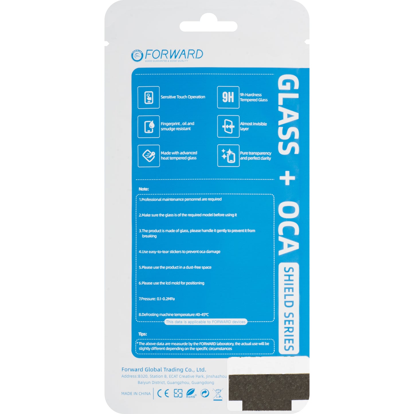 Screen Glass + OCA Forward Shield for Samsung Galaxy A35 5G A356, Black