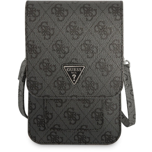 Universele Telefoontas, Guess, 4G Triangle Logo, Zwart