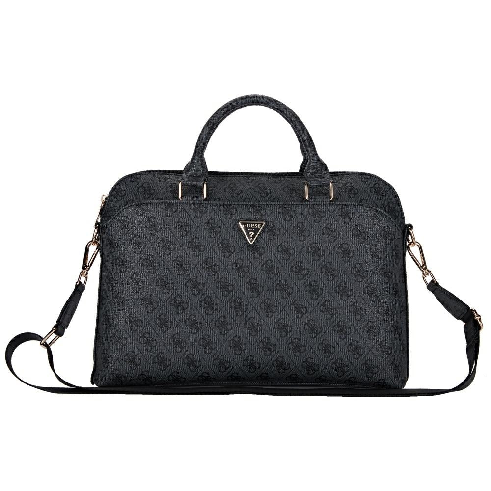Guess 4G Triangle Logo Tas voor Laptop 15inch, Zwart