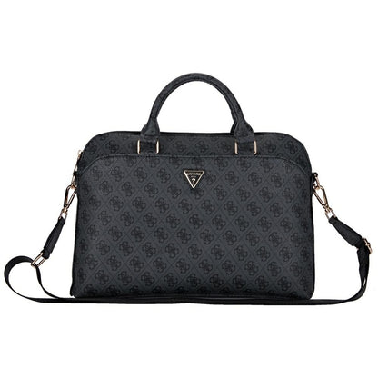 Guess 4G Triangle Logo Tas voor Laptop 15inch, Zwart