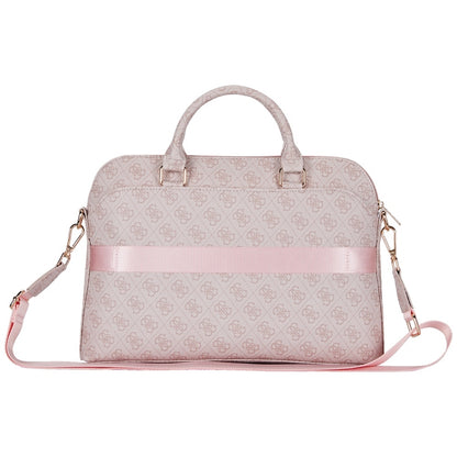 Guess 4G Triangle Logo Tas voor Laptop 15inch, Roze