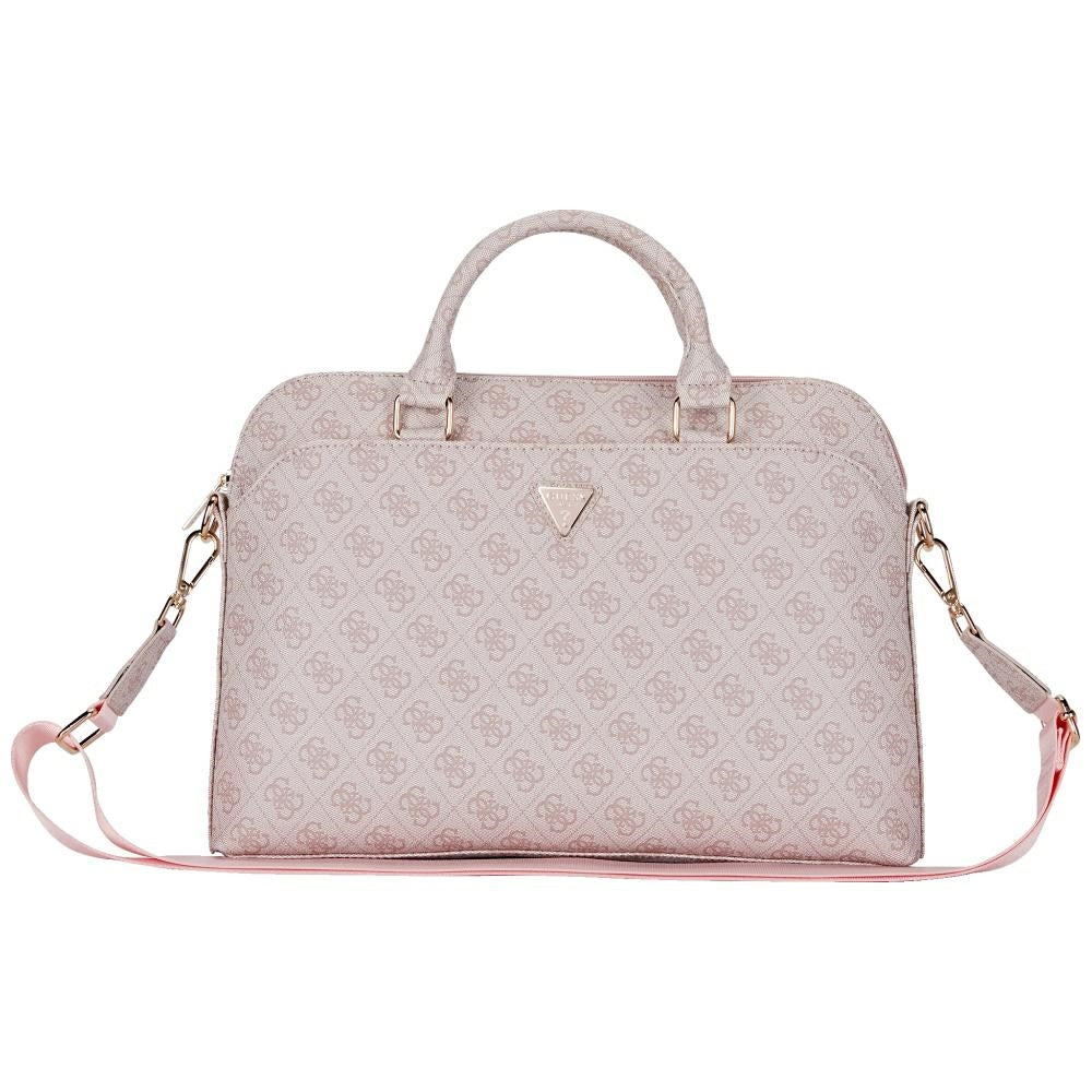 Guess 4G Triangle Logo Tas voor Laptop 15inch, Roze