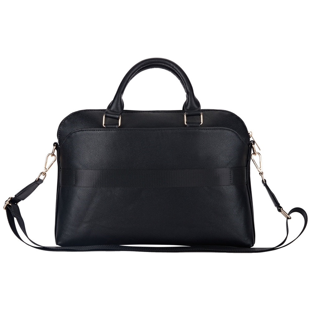 Guess Grained Triangle Logo Tas voor Laptop 15inch, Zwart