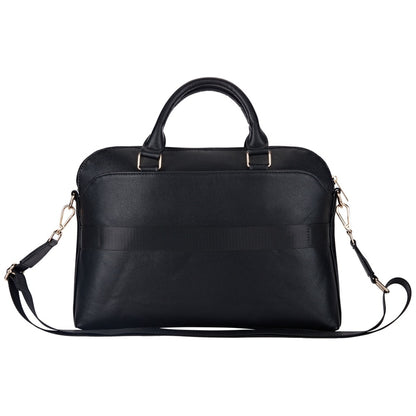 Guess Grained Triangle Logo Tas voor Laptop 15inch, Zwart