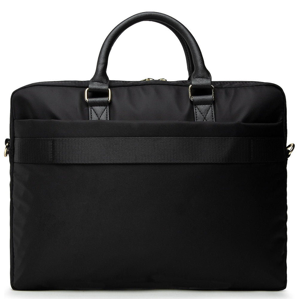 Guess Triangle Logo Tas voor Laptop 16 inch, Zwart