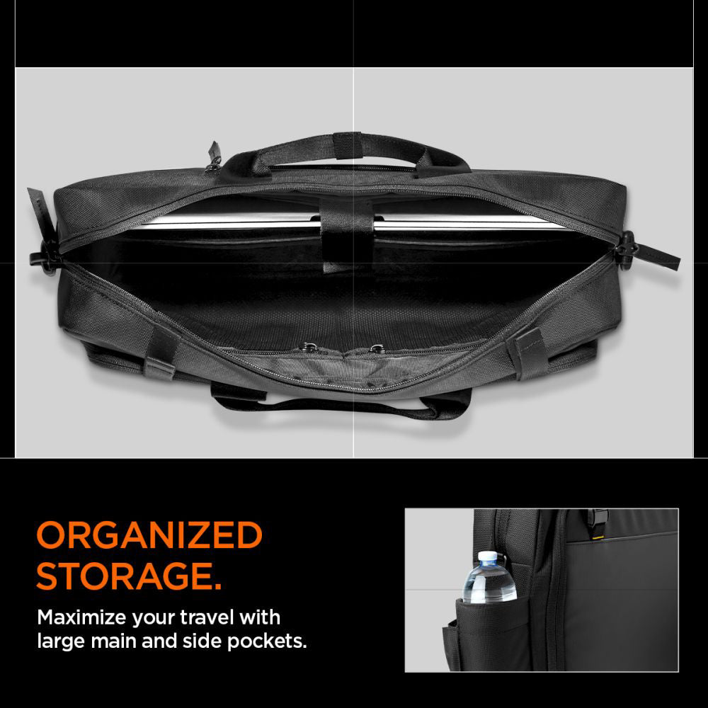 Spigen Klasden Tas voor Laptop 16inch, Zwart