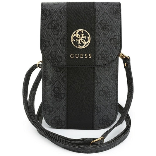 Universele Telefoontas, Guess, 4G Classic Logo Stripe, Zwart