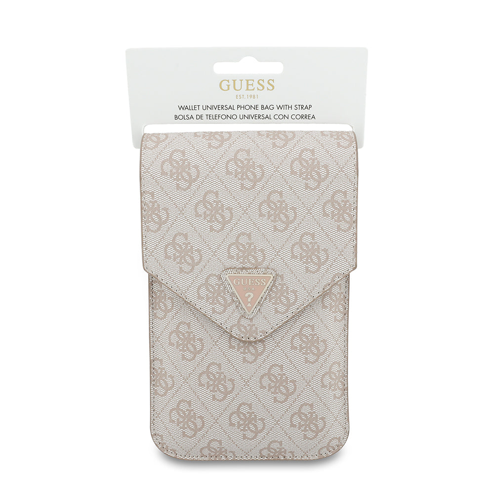 Universal Phone Bag, Guess, Fliptok Triangle 4G, Pink