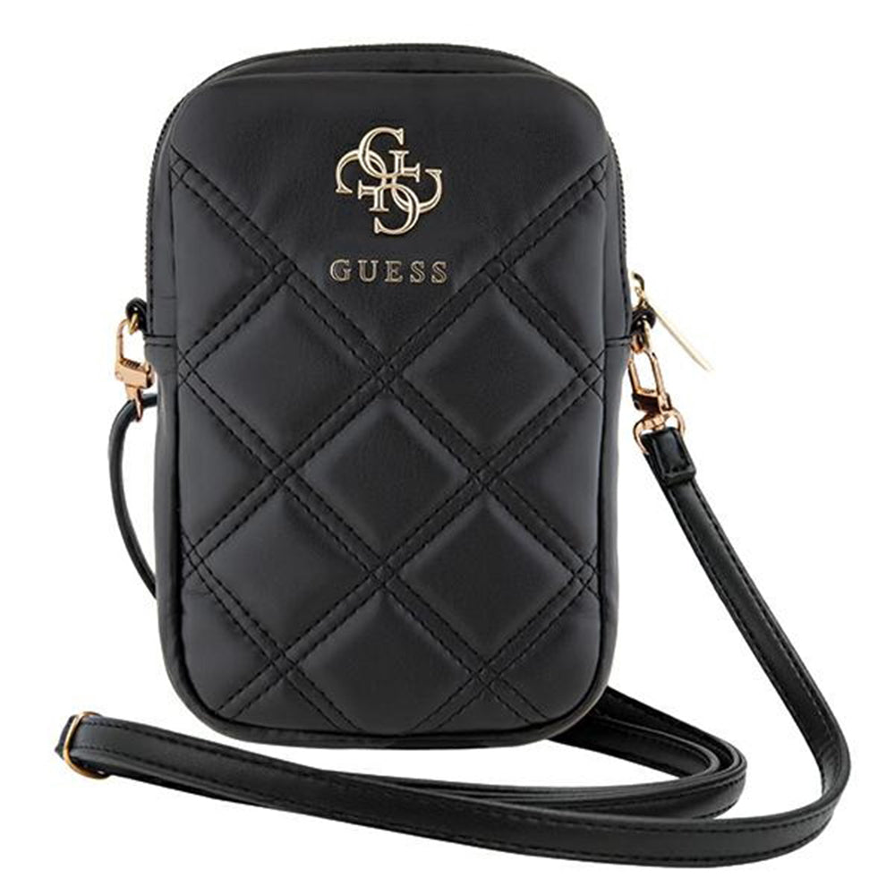 Universele Telefoontas, Guess, Quilted 4G, Zwart
