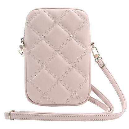 Universele Telefoontas, Guess, Quilted 4G, Roze