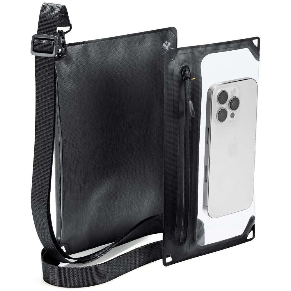 Universele Waterdichte Tas en Hoes Spigen Crossbag, Zwart AMP09746