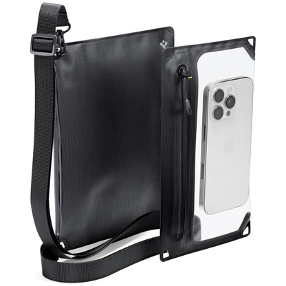 Universele Waterdichte Tas en Hoes Spigen Crossbag, Zwart AMP09746