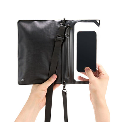 Universele Waterdichte Tas en Hoes Spigen Crossbag, Zwart AMP09746