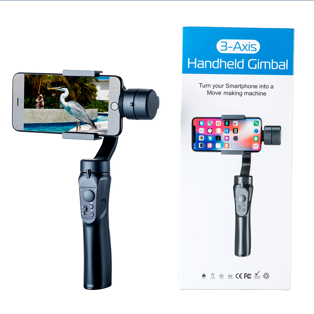 Gimbal Stabilisator Techsuit H4, Zwart