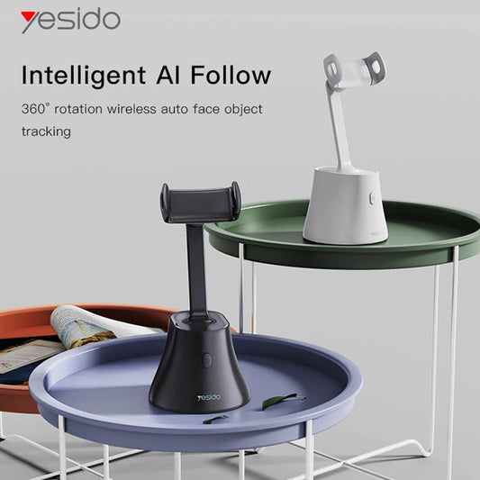 Gimbal Stabilisator Yesido SF10 Gezichtsvolging 360, Zwart