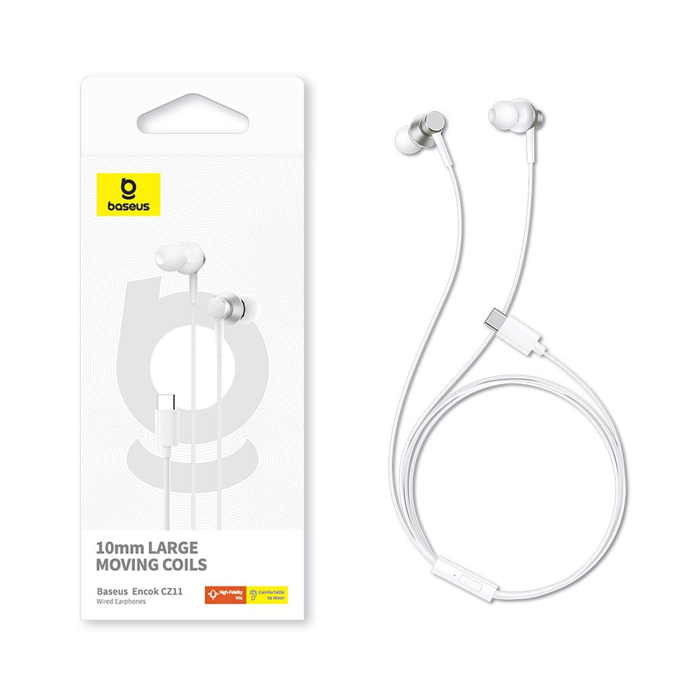 Handsfree 3,5mm Baseus Encok CZ11, Wit A0016434300213-Z1 