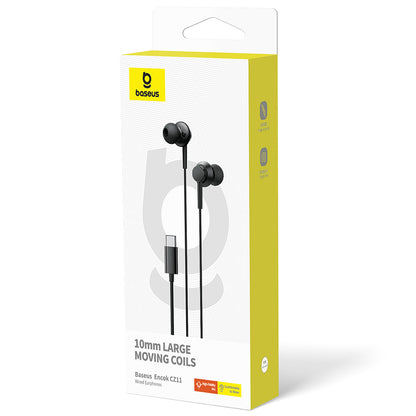 Handsfree USB-C Baseus Encok CZ11, Zwart A00164300113-Z1