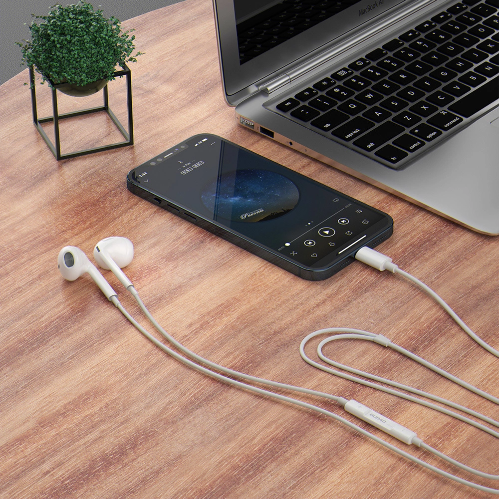 Handsfree 3.5mm Dudao X14Pro, Wit