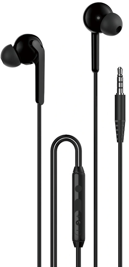 Handsfree 3.5mm Dudao X3+, Zwart