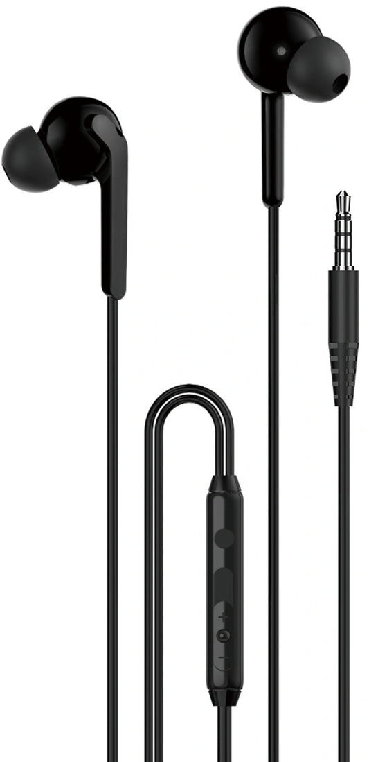 Handsfree 3.5mm Dudao X3+, Zwart