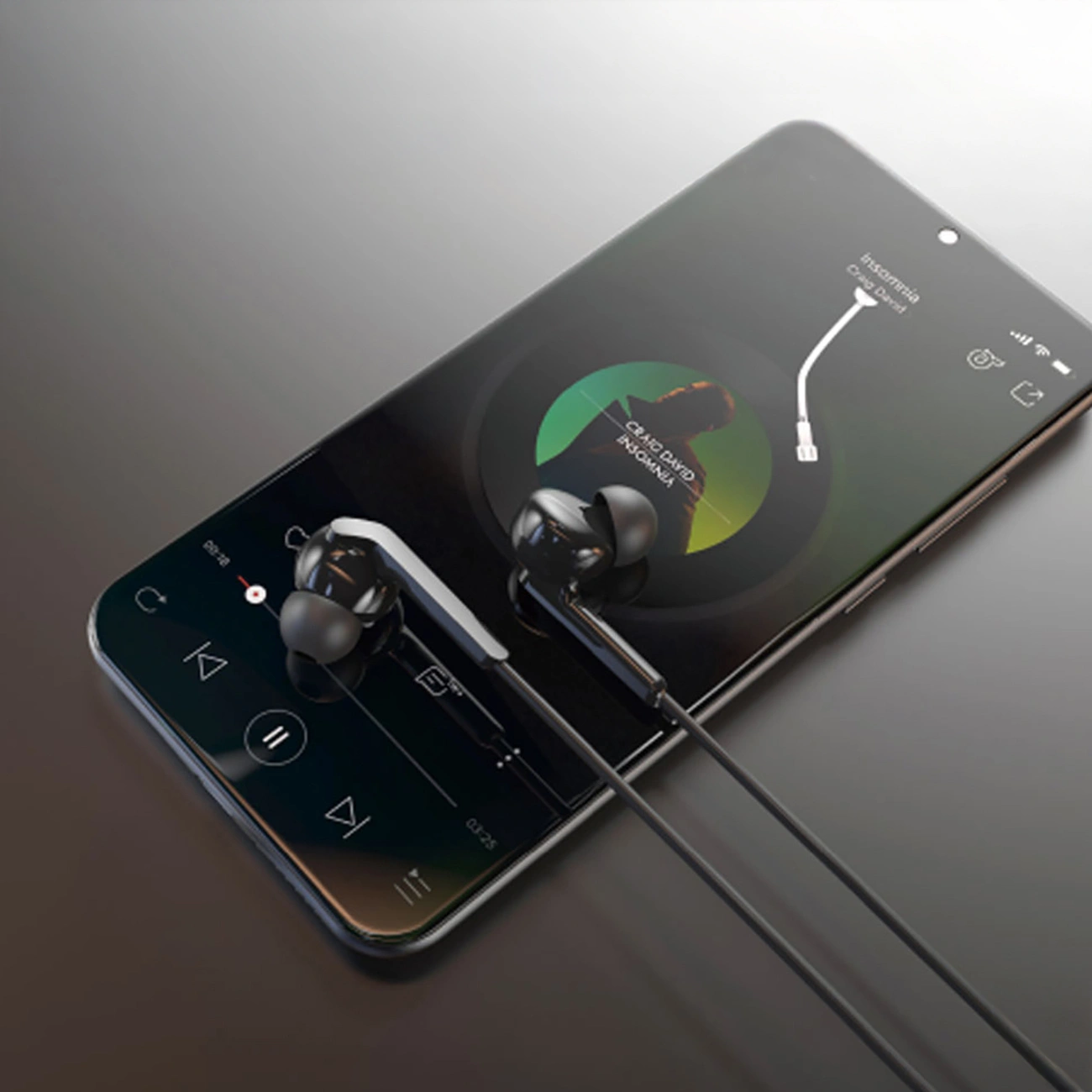 Handsfree 3.5mm Dudao X3+, Zwart