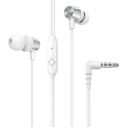 Handsfree 3.5mm HOCO M79, Wit