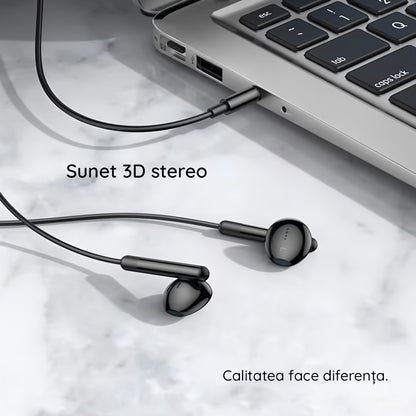 Handsfree 3.5mm HOCO, Zwart