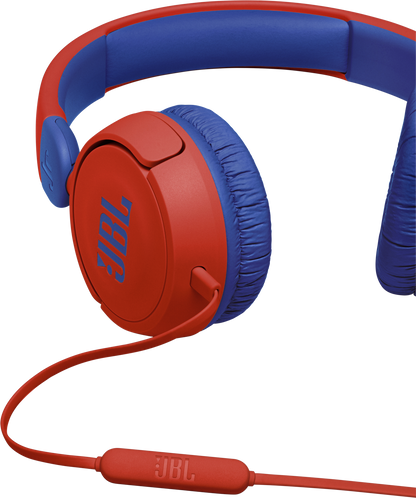 Handsfree 3,5 mm JBL JR 310 Kids, Rood JBLJR310RED