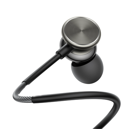 Handsfree 3,5 mm Joyroom JR-EW03, Grijs