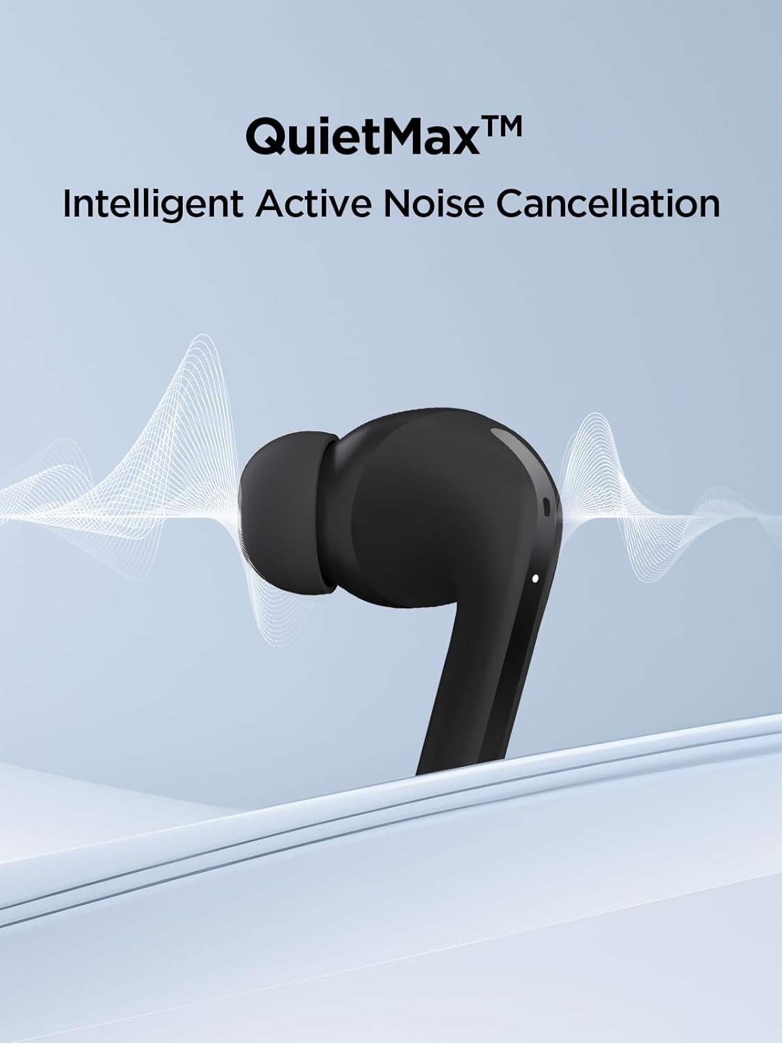 Handsfree Bluetooth 1More Q20, TWS, ANC, Zwart 