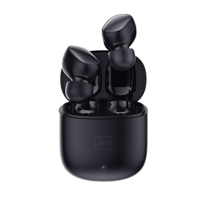 Handsfree Bluetooth 3MK FlowBuds, TWS, Zwart