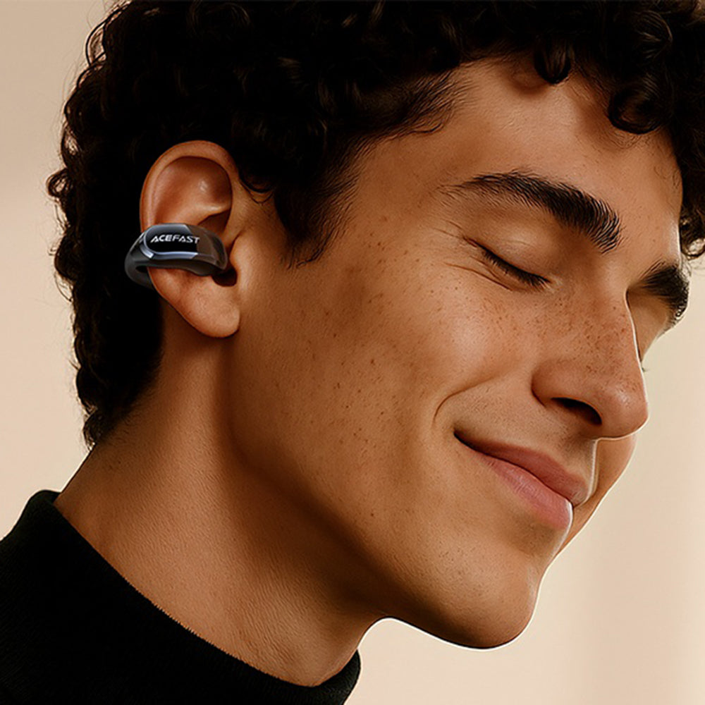 Handsfree Bluetooth Acefast Aceclip Pro, TWS, Wit