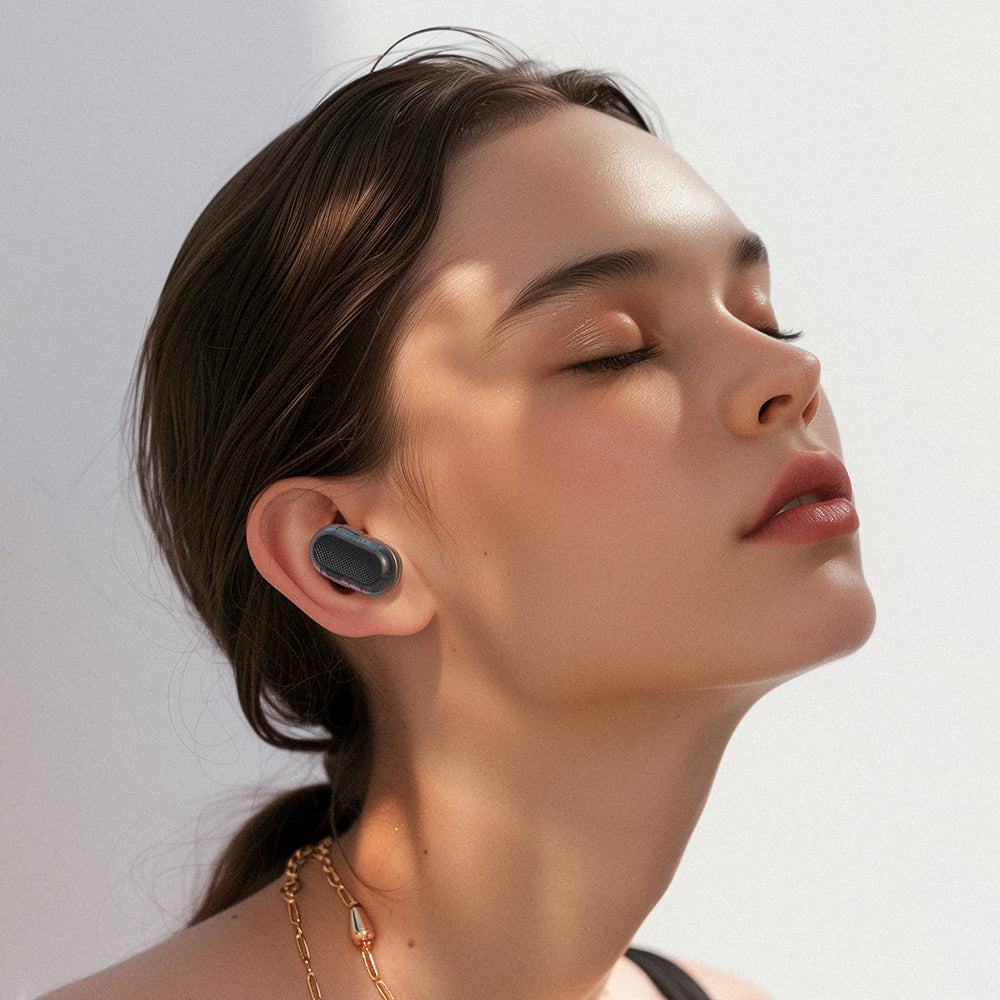 Handsfree Bluetooth Acefast Acefit Neo, TWS, Zwart